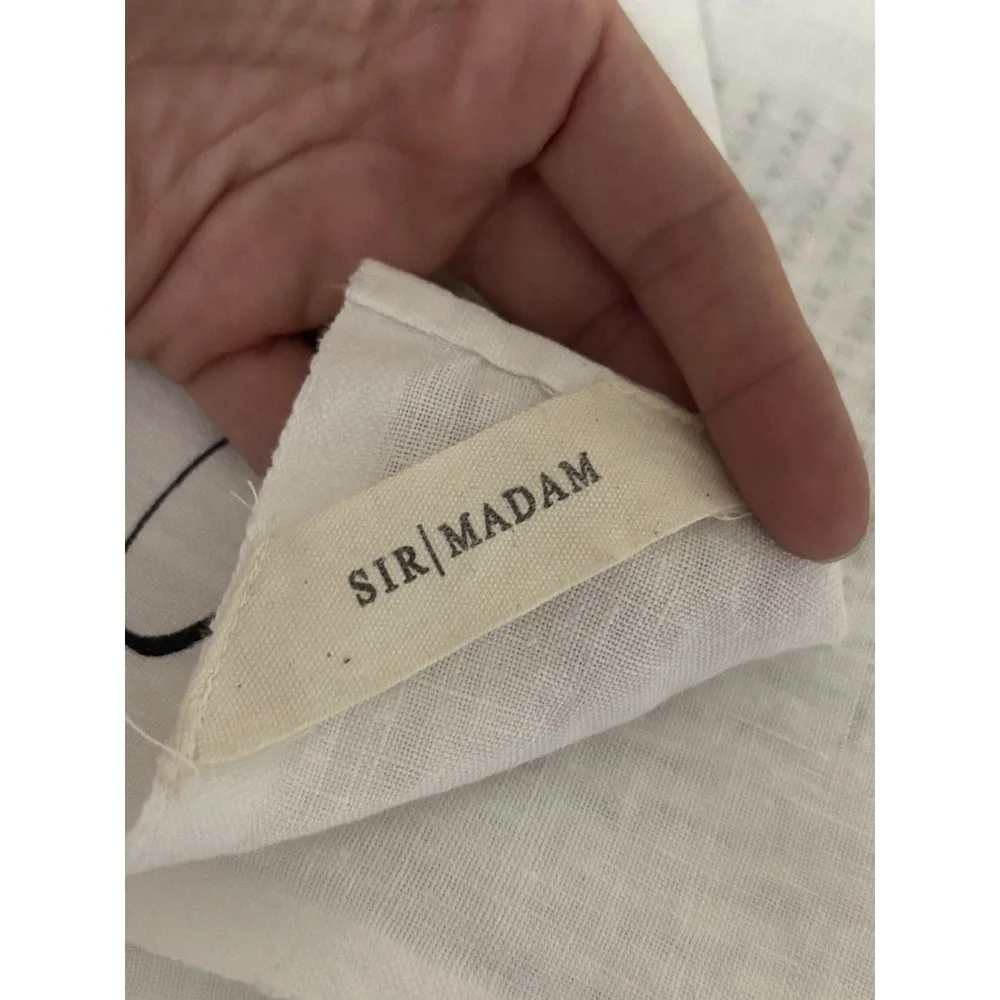 Sir Madam NORTH AMERICAN OYSTERS Pure Linen Tea Towel